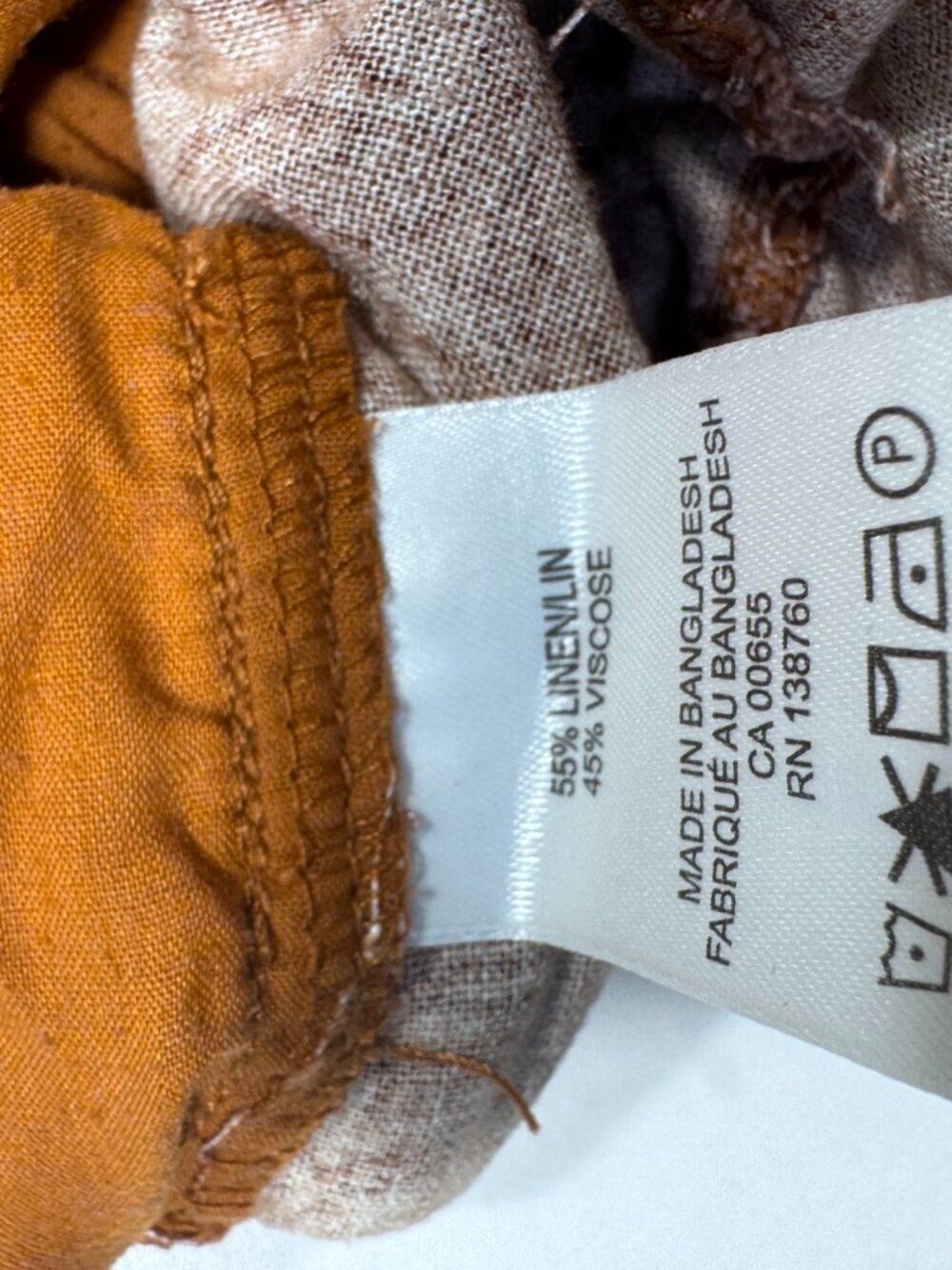 Reitmans Linen Blend Leaf Print Pull-On Shorts – Size 4 - Picture 9 of 10